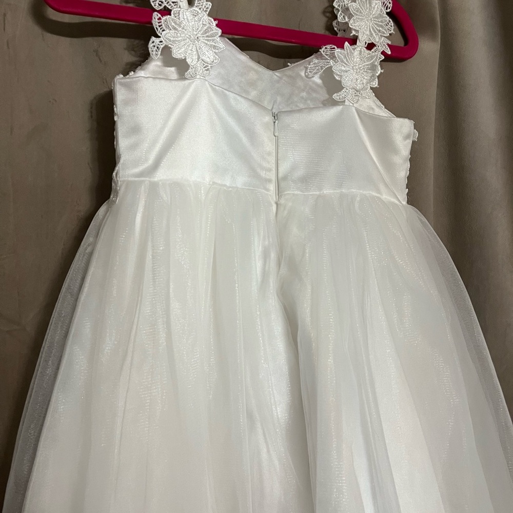 ivory flower girl dress - Picture 5 of 5